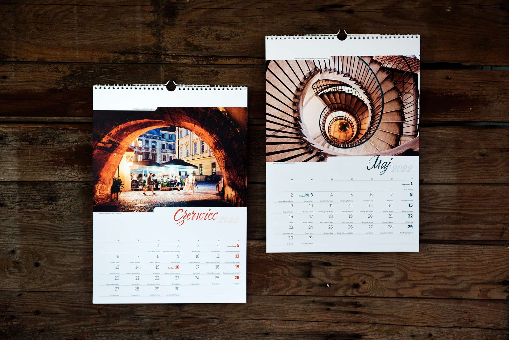 kalendarz ze zdjęciami Lublina